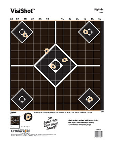 Champion VisiColor Sight-In Shooting Targets | Bass Pro Shops